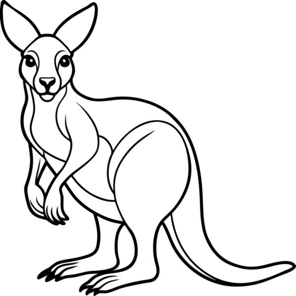 Kangaroo   Clipart 2 Thumbnail