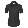 Russell Collection Ladies Short Sleeve Easy Care Oxford Shirt Thumbnail